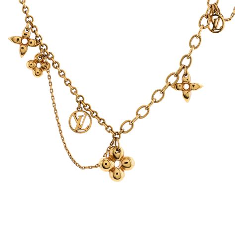 louis vuitton blooming supple necklace gold metal|Products by Louis Vuitton: Blooming Supple Necklace.